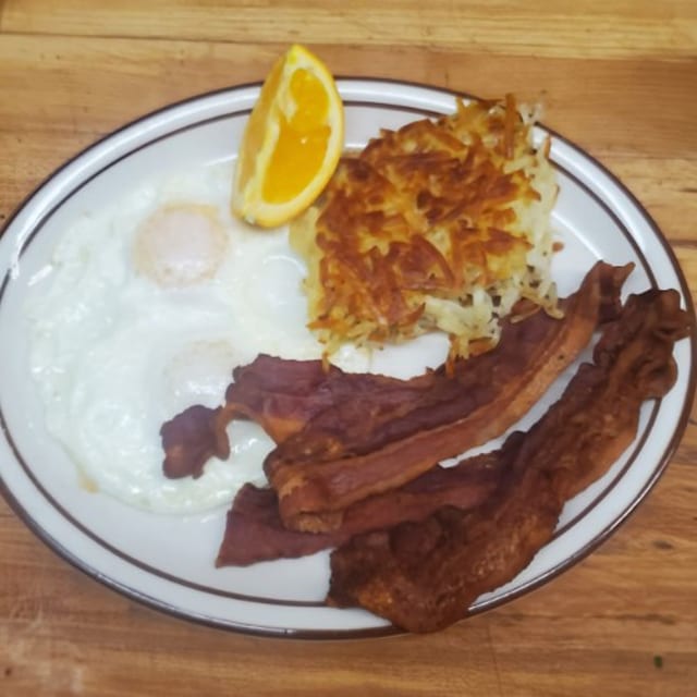 Applewood Smoked Bacon & Eggs.